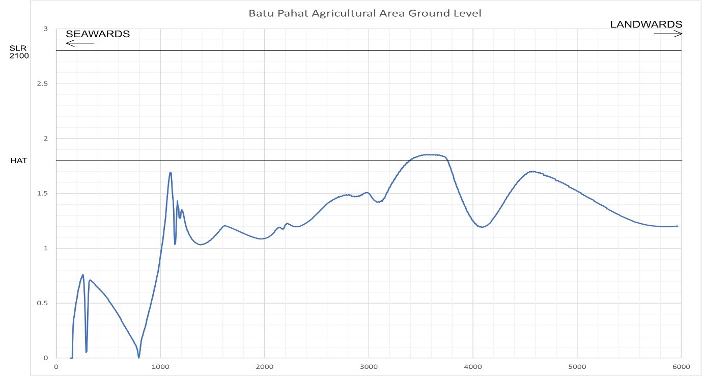Ground Level at Batu Pahat Agricultural Area 